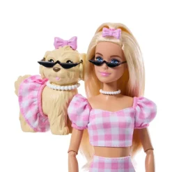 Barbie Twinning Looks - Muñeca Rubia con Perrito