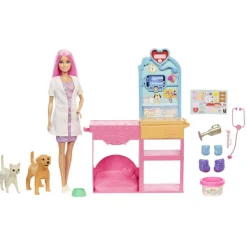 Barbie y su clinica veterinaria