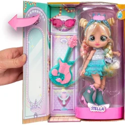 Bebés Llorones - Best Friends Forever Serie 3 Stella con pelo largo y 9 accesorios ㅤ