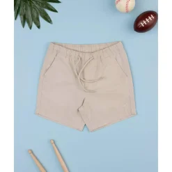 Bermudas beige para niño