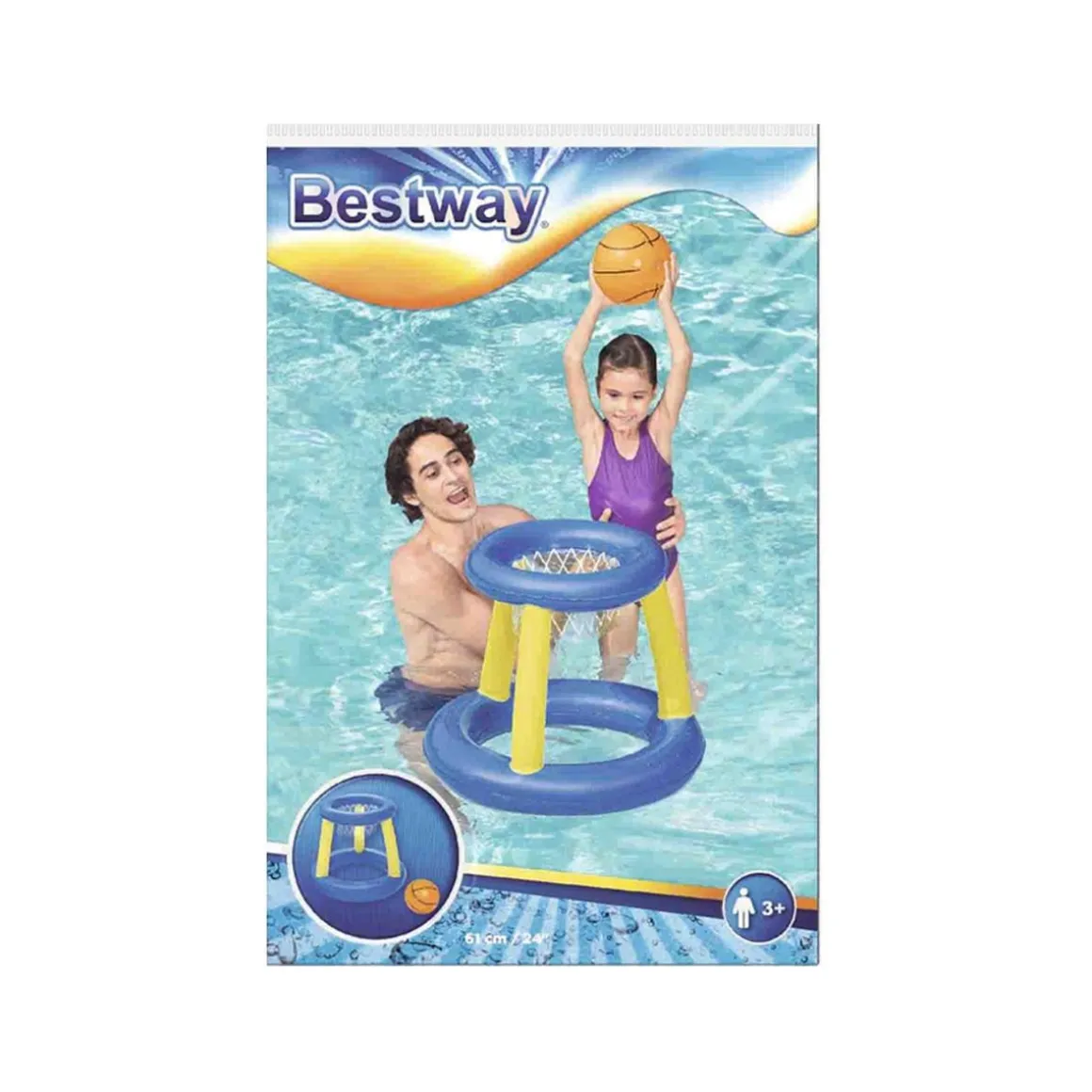 Bestway - Canasta de baloncesto flotante