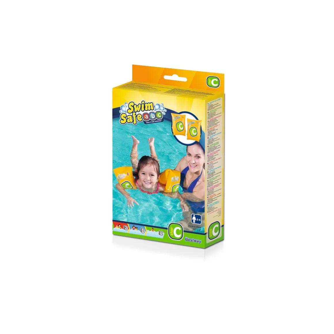 Bestway - Manguitos Hinchables Infantiles tipo C Amarillo