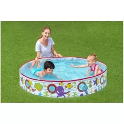 BestWay - Piscina infantil hinchable Mundo Submarino