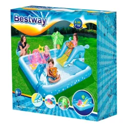 Bestway - Piscina Infantil Hinchable con Tobogán - Acuario Fantástico (varios modelos)