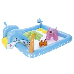 Bestway - Piscina Infantil Hinchable con Tobogán - Acuario Fantástico (varios modelos)