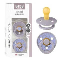 Bibs - Pack 2 chupetes Colour 0-6 meses - Jasmine Fossil Grey