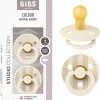 Bibs - Pack 2 chupetes Colour 0-6 meses - Ivory/vanilla