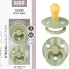 Bibs - Pack 2 chupetes Colour 0-6 meses - Pin Sage Mix