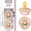 Bibs - Pack 2 chupetes Colour 0-6 meses - Jasmine blush