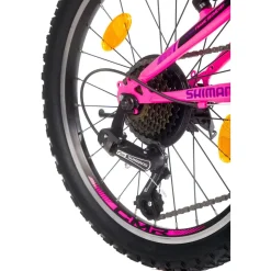 Bicicleta Neon LUNA 20” rosa con suspension