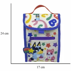 Bluey - Bolsa de Merienda - Colección Rainbow