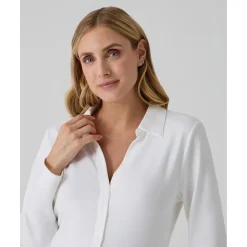 Blusa premamá y lactancia blanca