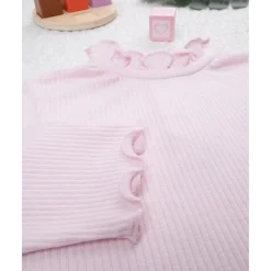 Body costilla niña rosa