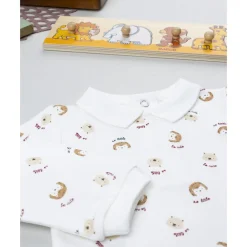 Body de manga larga con estampado sabana para bebé