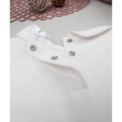 Body de niña blanco de manga larga