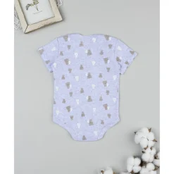 Body gris con estampado de ositos para bebé