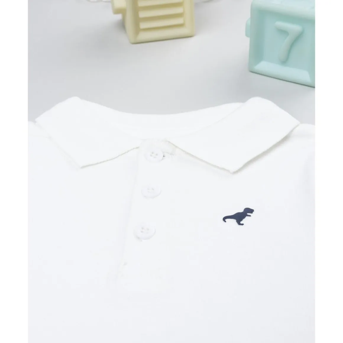 Body infantil blanco con bordado