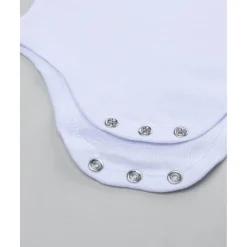 Body niña blanco con unicornios