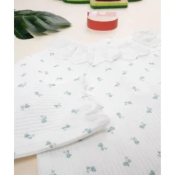 Body niña blanco estampado