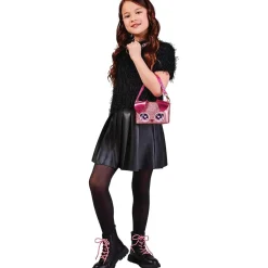 Bolso de mano juguete cachorro con ojos arcoíris iluminados ㅤ