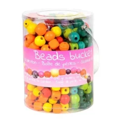 Bote cuentas de madera