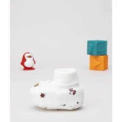 Botitas bebé chenilla florecitas