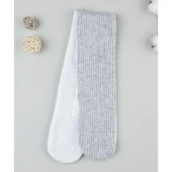 Bufanda niño gris/blanco