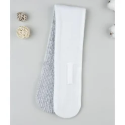 Bufanda niño gris/blanco