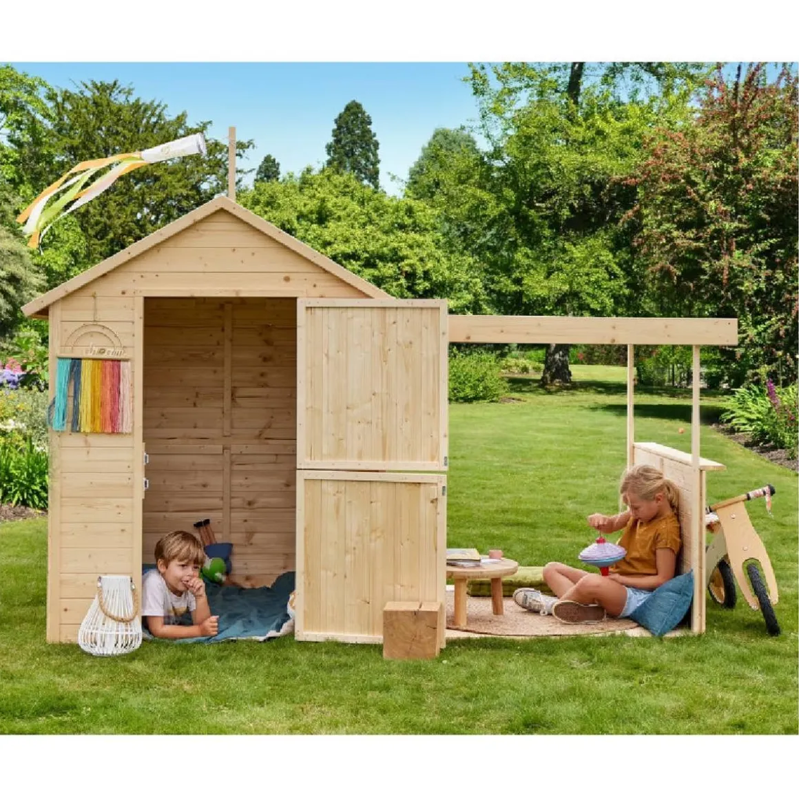 Cabaña infantil de madera Eugenie