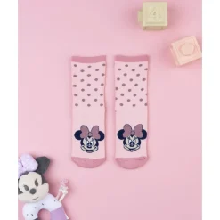 Calcetines antideslizantes rosa Minnie