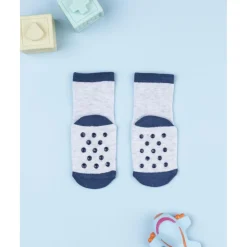 Calcetines antideslizantes niño gris hockey