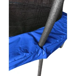 Cama elástica exterior de 305 cm con red, escalera y refuerzo de protección