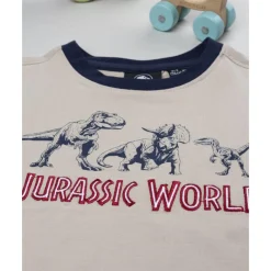 Camiseta beige de niño Jurassic World
