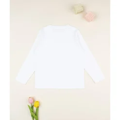 Camiseta blanca básica para niño