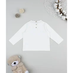 Camiseta blanca de niño con tres osos