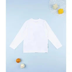 Camiseta blanca Dino niño