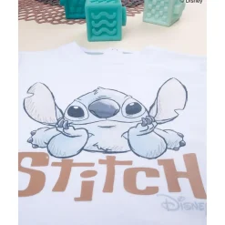Camiseta blanca 'Stitch' para niño