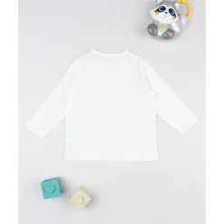Camiseta blanca “You make me happy” para niño