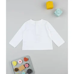 Camiseta de bebé blanca Little Friends