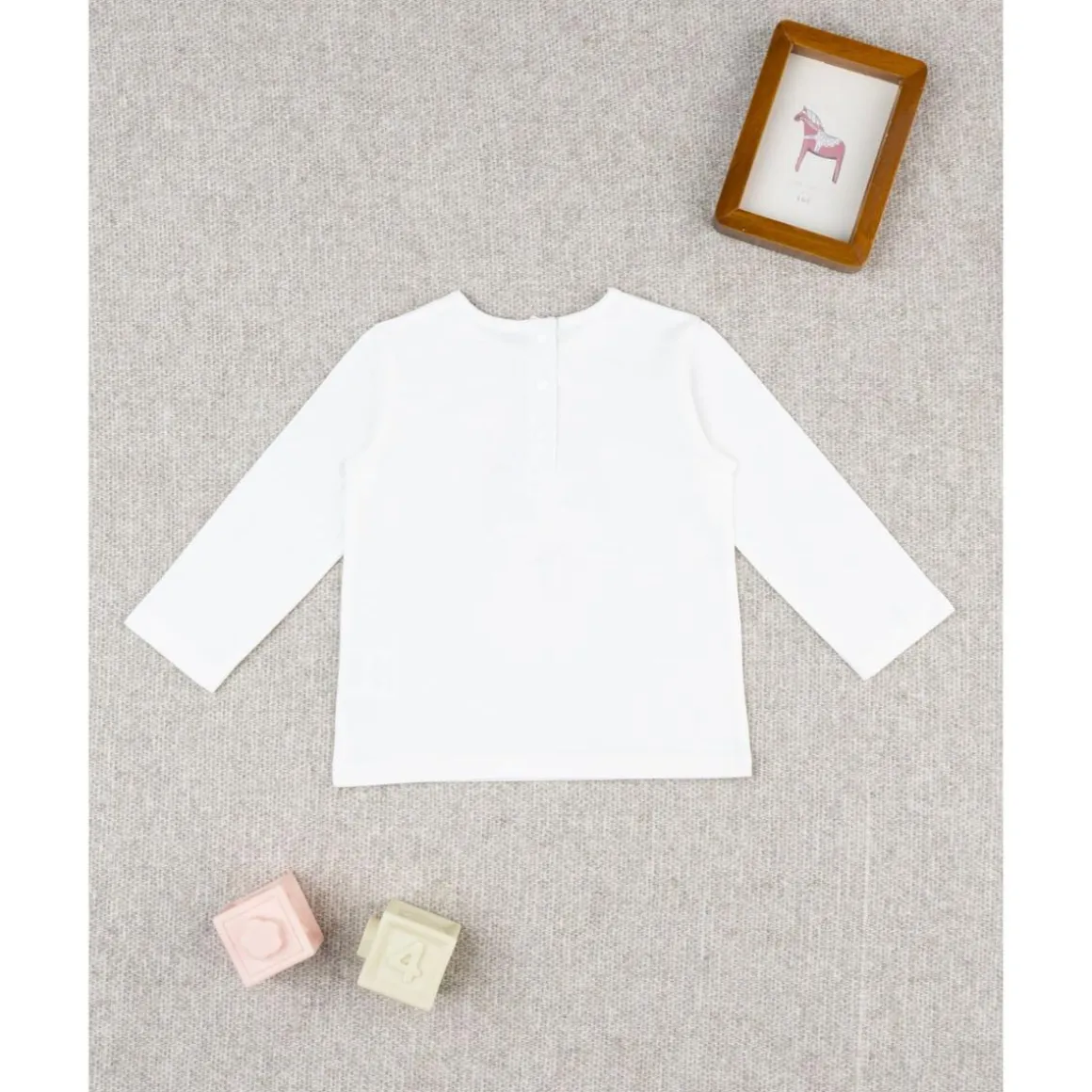 Camiseta de niña blanca Lady Unicorn