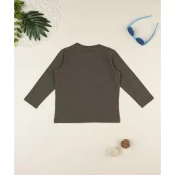 Camiseta de niño verde con estampado Jurassic