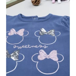 Camiseta niña azul Minnie