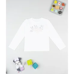 Camiseta niña blanca Minnie