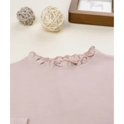 Camiseta niña rosa de manga larga