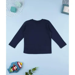 Camiseta niño azul noche de manga larga