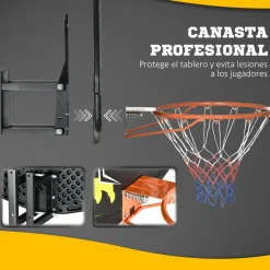 Canasta de Baloncesto bicolor para puerta o pared