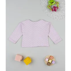Cardigan bebé rosa
