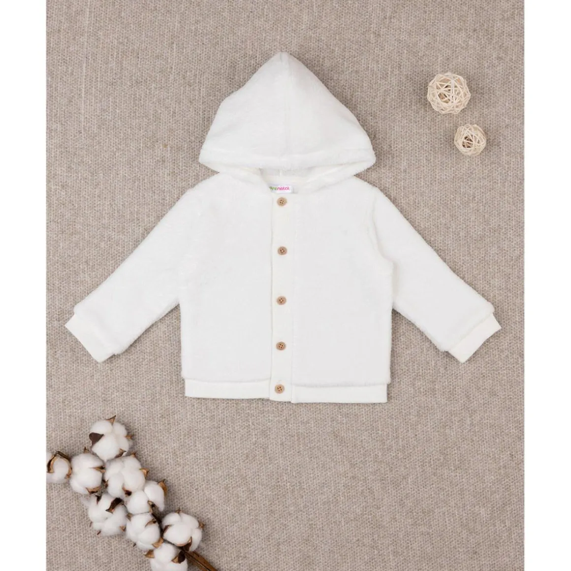 Cardigan blanco para niño
