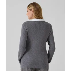 Cardigan cruzado gris premamá