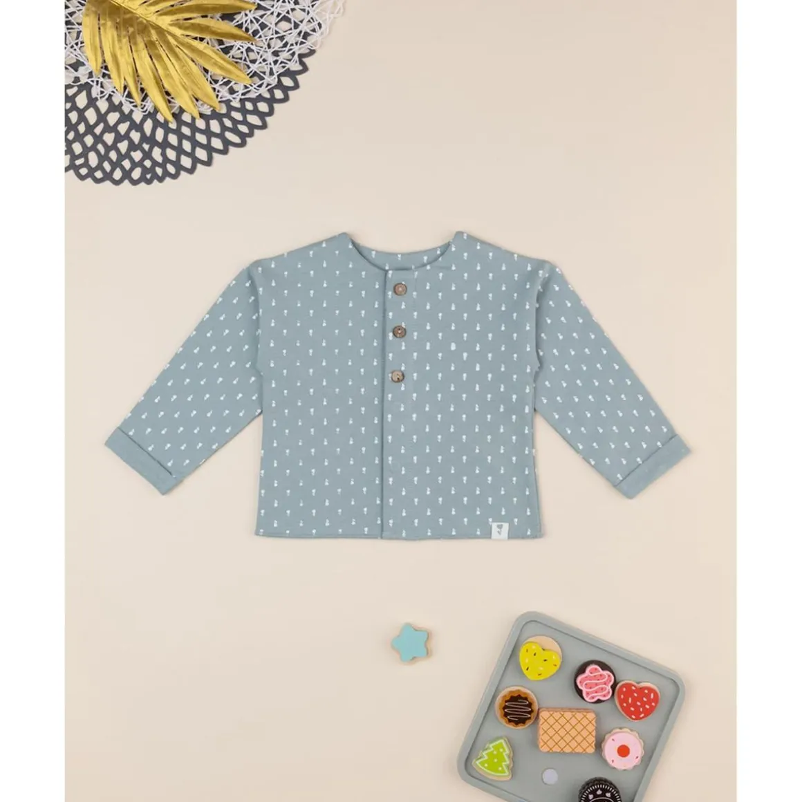 Cardigan niña verde